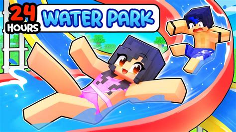 Hour Overnight At A Water Park In Minecraft Youtube