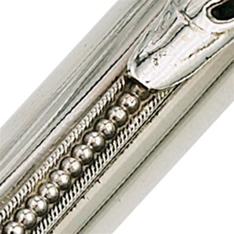 Silver Dotted Mezuzah Case Baltinester Jewelry And Judaica