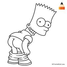 Pin on the simpsons coloring pages. Dessin bart simpson a colorier | Pics en 2019 | Dessin ...