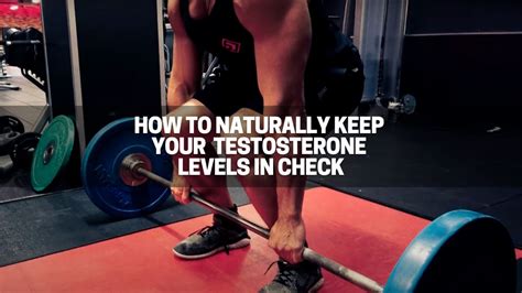 How To Naturally Keep Your Testosterone Levels In Check Great Green Wall