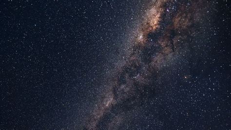 Wallpaper Starry Sky Milky Way Astronomy Galaxy Hd