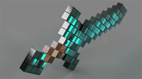 Minecraft Diamond Swordautodesk Online Gallery