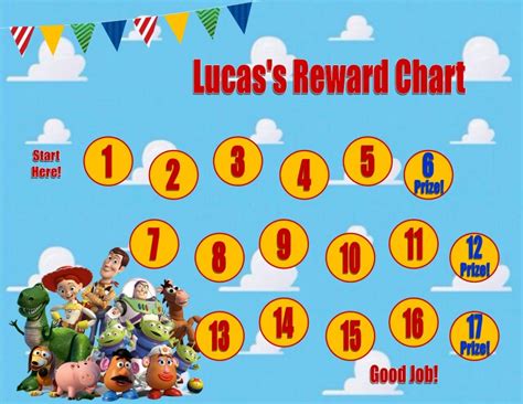Toy Story Themed Reward Chart And Potty Chart Digital Pdf Etsy