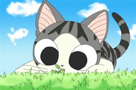 Cute Chi Wallpaper Menggambar Kucing Ilustrasi Kucing Anime Neko