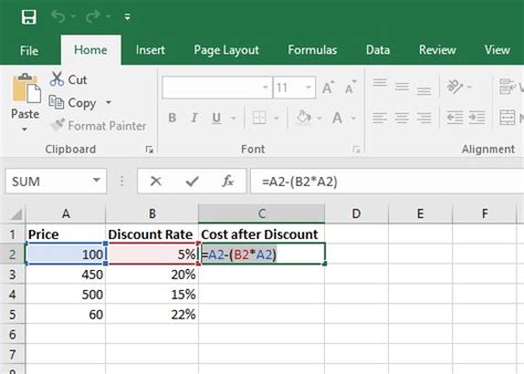 How To Calculate Percent Increase In Excel Excel Percentage Formula