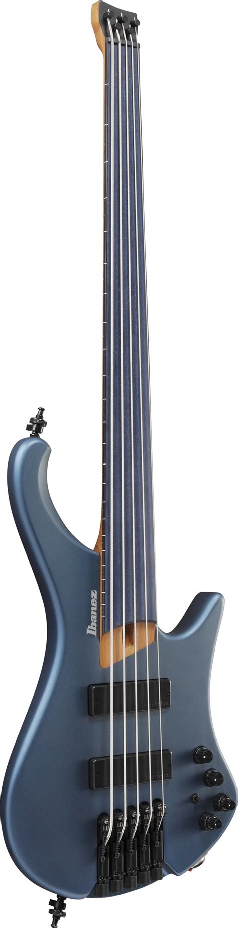 Ibanez Ehb1005f Aom 5 String Headless Fretless Bass Guitar In Arctic