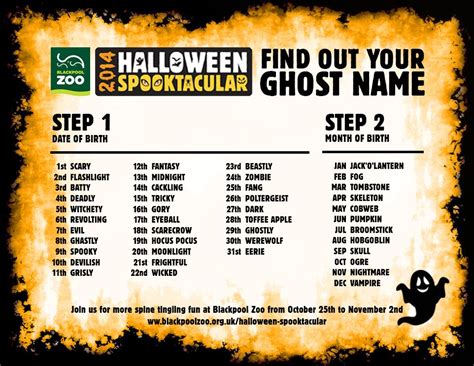 Halloween Ghost Names 2022 Get Halloween 2022 News Update