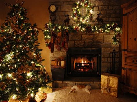 Share More Than 62 Cozy Christmas Fireplace Wallpaper Best In Cdgdbentre
