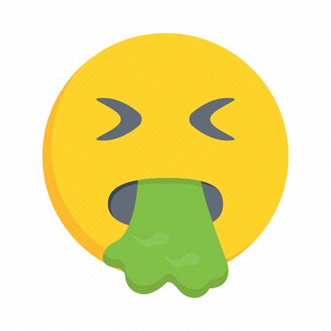 Face Emoji Emoticon Vomiting Smiley Icon Download On Iconfinder