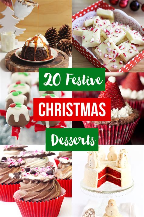 The more, the merrier when it comes to sweet holiday treats. 20 Festive Christmas Desserts - Love Swah