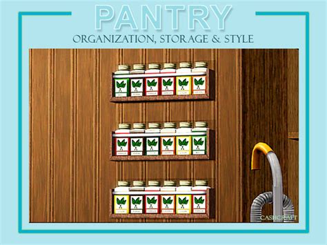 The Sims Resource Pantry Spice Rack