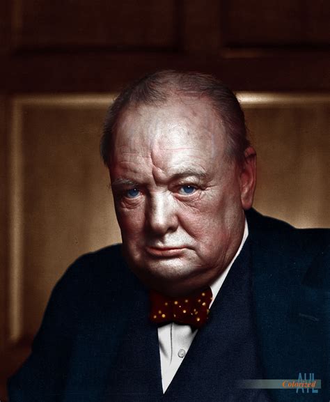Colors For A Bygone Era Winston Churchill 1941 Colorized