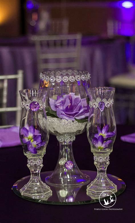 Purple Elegance In Every Way Wedding Centerpieces Diy Purple Wedding