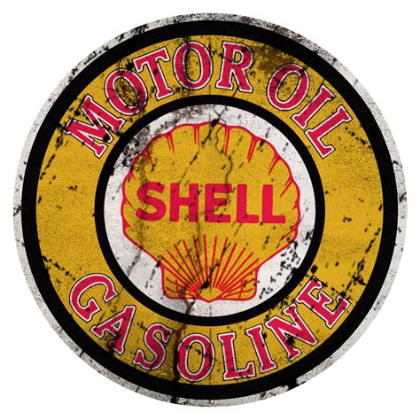 Vintage Shell Motor Oil Sign