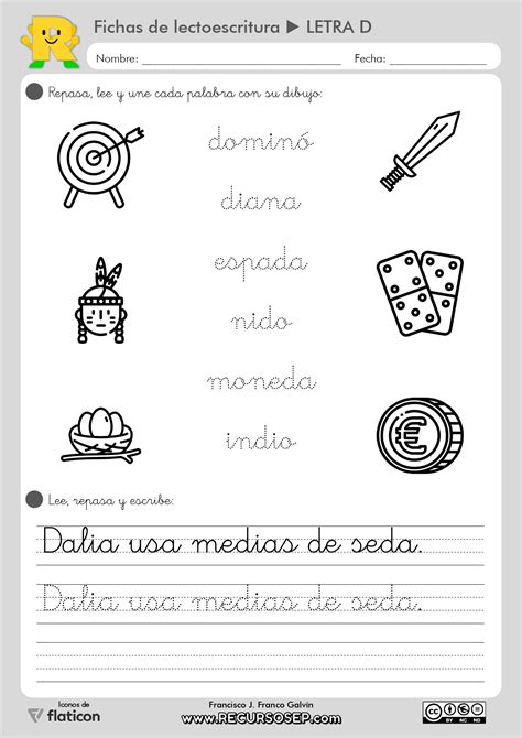 7 Fichas Lectoescritura Montessori Recursosep Letra Dpage 0003