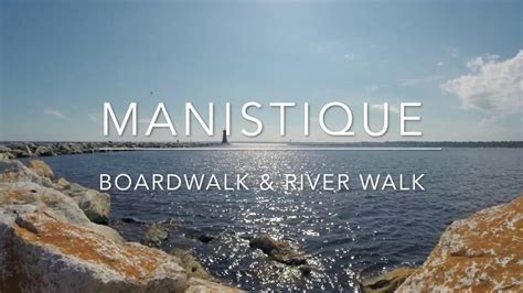 Manistique Lighthouse Boardwalk And River Walk Gopro Footage Youtube