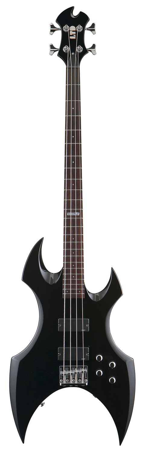 Esp Ltd Ax 104 Ax Series Bass Guitar Black Finish Basswood W Maple Neck Lax104blk Lax104blk