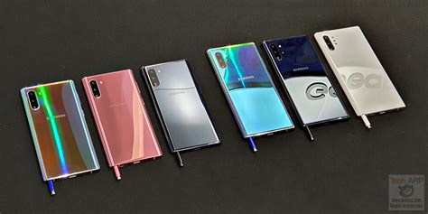 Samsung Galaxy Note 10 Note 10 Colour Comparisons Tech Arp