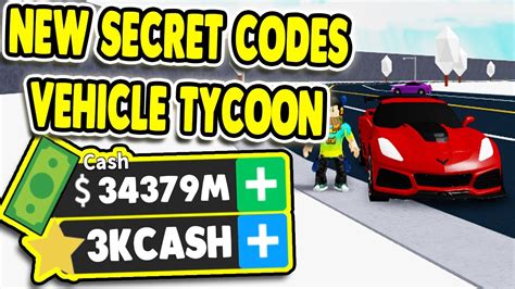 All Op Working Codes Roblox Vehicle Tycoon Youtube