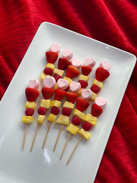Valentines Day Fruit Kabobs Life As Elle