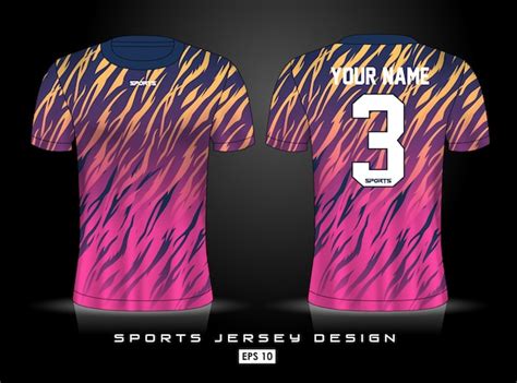 Premium Vector | Sports jersey template