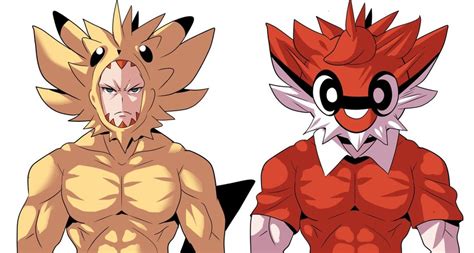 Pikachu Lysandre And Ball Guy Pokemon And 3 More Drawn By Konno