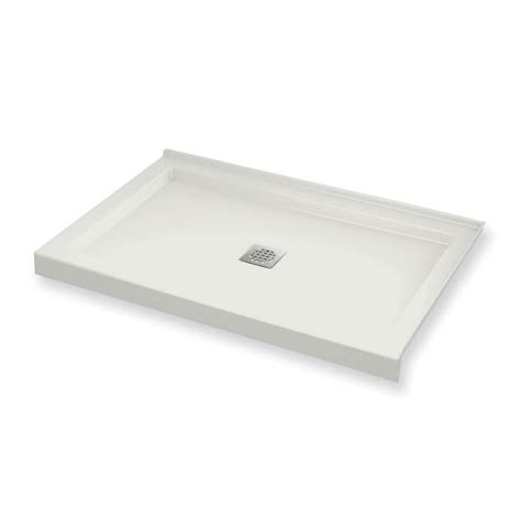 Maax B3square 36 In X 48 In Single Threshold Shower Base In White