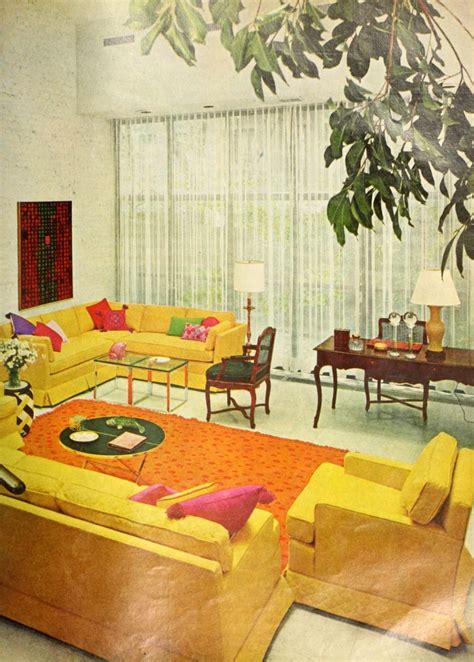 mid century modern living room decor vintage home fashion with bold 60s style click americana