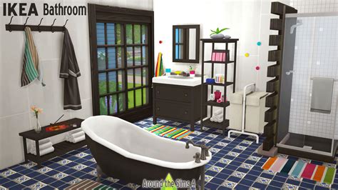 Around The Sims 4 Custom Content Download Ikea Bathroom