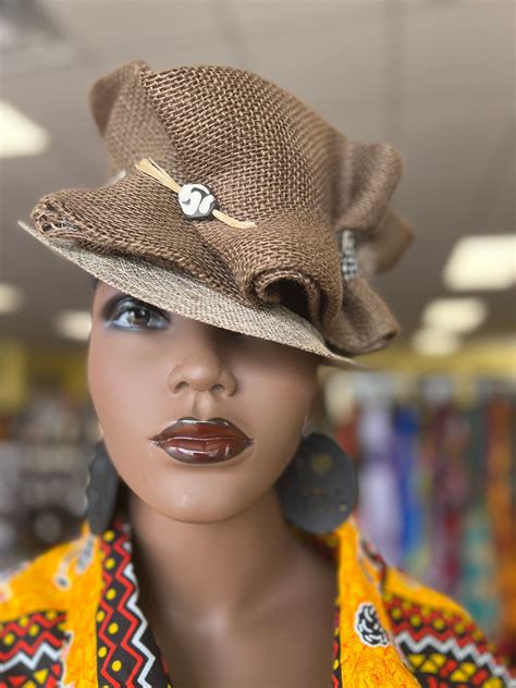 African Hat Zulu Hat African Church Hat African Crown African Formal Hat Women Hat Funk