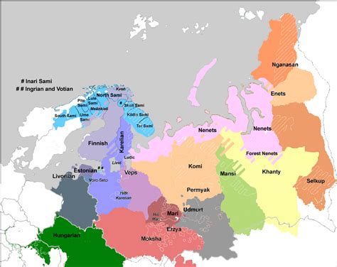 Europe After Streamlining The Uralic Languages Rimaginarymapscj