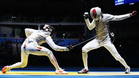 Heres A French Olympian Dropping His Phone In The Middle Of A Fencing Match Gq