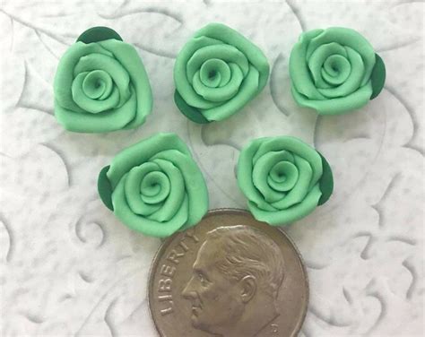 Polymer Clay Roses Jewelry Making Craft Supplies Handmade Variety