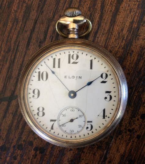 Antique Elgin Gold Filled Pocket Watch