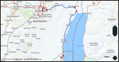 What is the distance from Jerusalem Israel to Ein Gedi Israel? Google