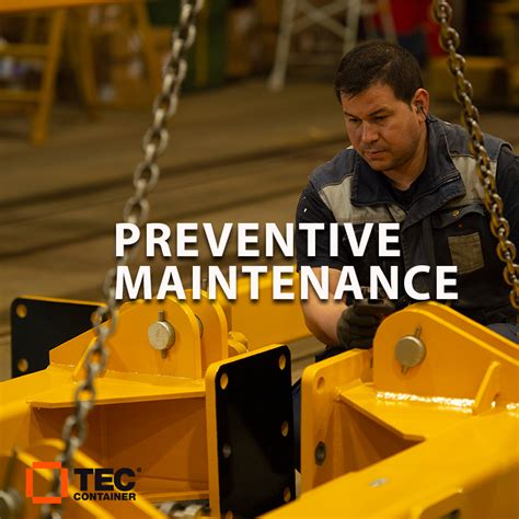 How to create a preventative maintenance checklist. PREVENTIVE MAINTENANCE - Tec Container - Blog