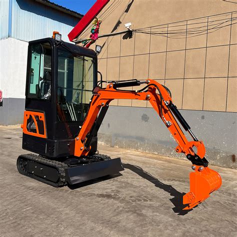 16ton Closed Cabin Mini Excavator Small Digger Micro Bagger With Epa