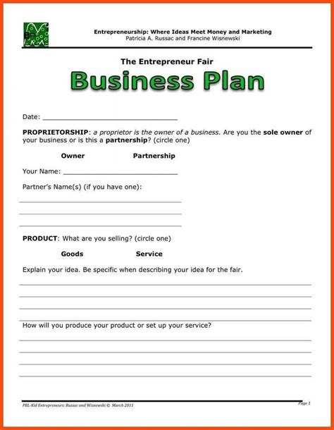 Simple Strategic Plan Template Lovely Simple Business Plan Template