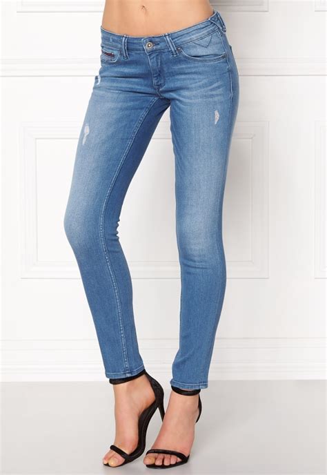 Tommy Jeans Low Rise Skinny Sophie Blue Stretch Bubbleroom