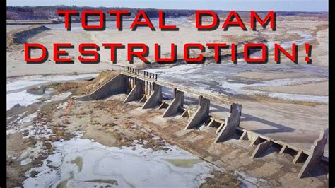 Spencer Dam Destruction On The Niobrara River Total Collapse