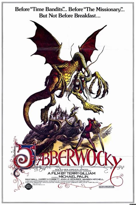 Jabberwocky 1977 Fantasy Poster Terry Gilliam Film Regno Unito