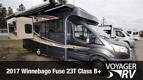 2017 Winnebago Fuse 23t Class B Motorhome Video Tour Voyager Rv