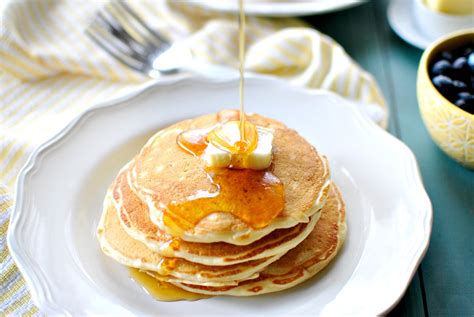 Delicious apple cinnamon pancake recipe from scratch! Perfect Buttermilk Pancakes - Simply Scratch