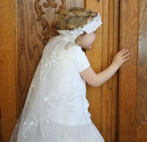 Little Girl Wedding Veil Dress Up T Wedding Pretend White Veil
