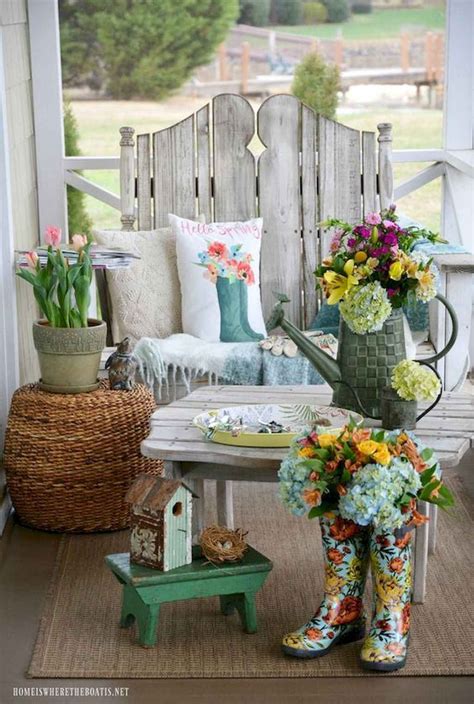03 Gorgeous Spring Front Porch Decorating Ideas