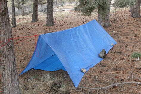 Video How To Make An Emergency A Frame Tarp Shelter Survival Common