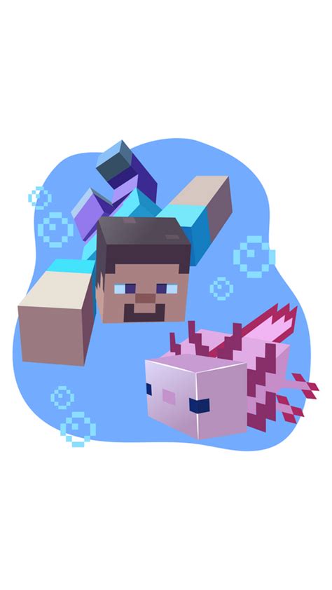 73 Wallpaper Minecraft Axolotl Pics Myweb