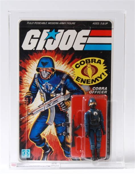 1982 Hasbro Gi Joe Carded Action Figure Cobra Officer