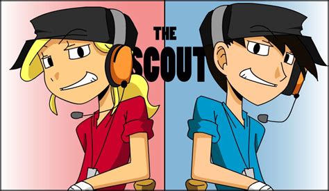The Scout Red And Blu By S0s2 On Deviantart