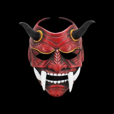 Halloween Japanese Prajna Devil Hannya Latex Mask Noh Kabuki Demon Oni
